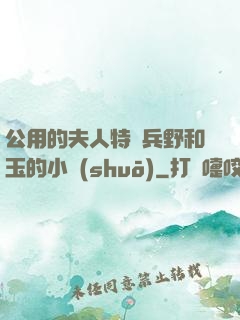 公用的夫人特種兵野和玉的小說(shuō)