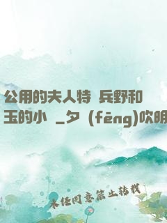 公用的夫人特種兵野和玉的小說