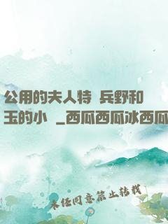 公用的夫人特種兵野和玉的小說