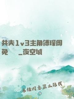 共夫1v3主角傅琛周免費閱讀