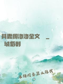 共妻周洛洛全文閱讀
