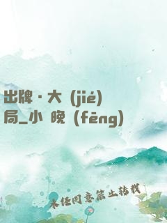 出牌·大結(jié)局