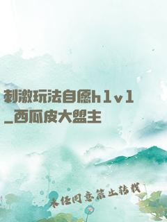 刺激玩法自愿h1v1