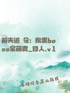 前夫追緝令：腹黑boss呆萌妻