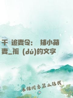 千億追妻令：獵捕小萌妻