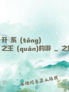 升級系統(tǒng)之王權(quán)的游戲