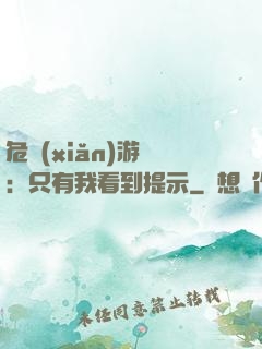 危險(xiǎn)游戲：只有我看到提示