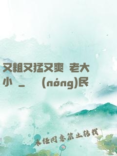 又粗又猛又爽黃老大爺小說