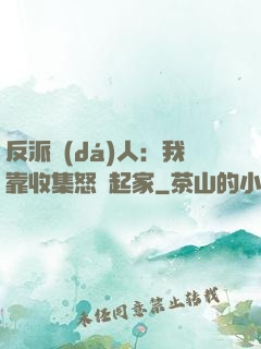 反派達(dá)人：我靠收集怒氣起家