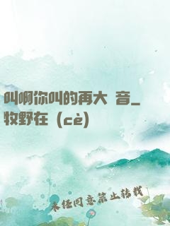 叫啊你叫的再大聲音