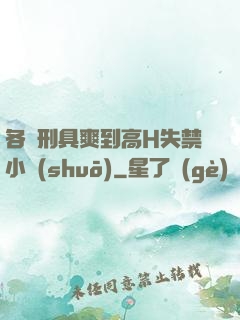 各種刑具爽到高H失禁小說(shuō)