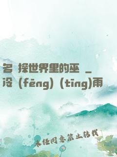 名偵探世界里的巫師