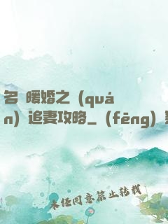 名門暖婚之權(quán)爺追妻攻略
