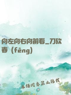 向左向右向前看