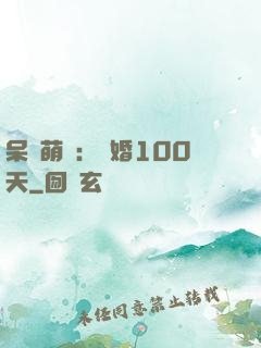呆媽萌寶：試婚100天