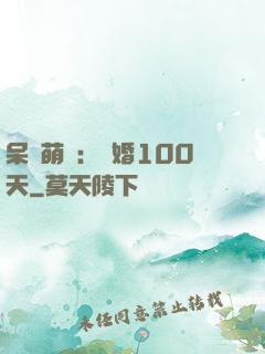呆媽萌寶：試婚100天