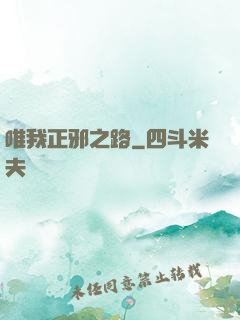 唯我正邪之路