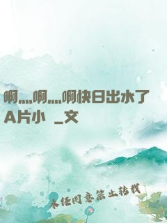 啊灬啊灬啊快日出水了A片小說