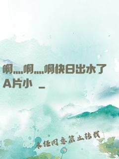 啊灬啊灬啊快日出水了A片小說