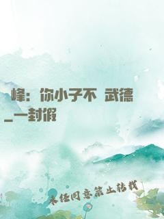 喬峰：你小子不講武德