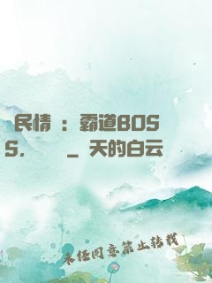 國民情敵：霸道BOSS，輕輕寵