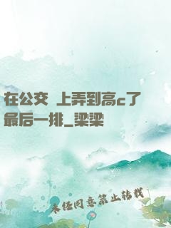 在公交車上弄到高c了最后一排