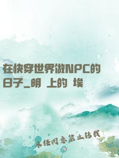 在快穿世界做NPC的日子