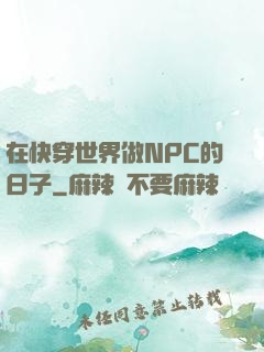 在快穿世界做NPC的日子