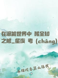 在源能世界中覺醒全知之眼