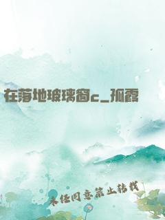 在落地玻璃窗c