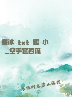 塞冰塊txt筆趣閣小說