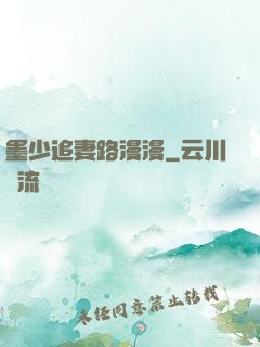 墨少追妻路漫漫