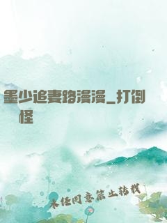 墨少追妻路漫漫