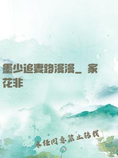 墨少追妻路漫漫