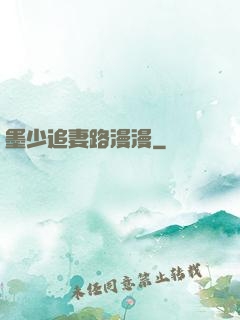 墨少追妻路漫漫