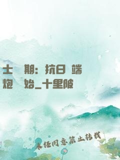 士無歸期：抗日從端個炮樓開始