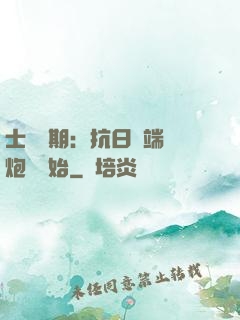 士無歸期：抗日從端個炮樓開始