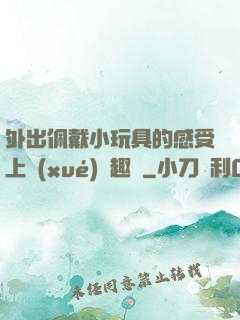 外出佩戴小玩具的感受上學(xué)筆趣閣