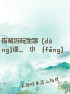夜晚游玩生活動(dòng)漫
