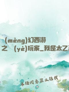 夢(mèng)幻西游之職業(yè)玩家