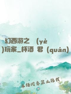 夢幻西游之職業(yè)玩家