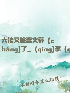 大佬又追妻火葬場(chǎng)了