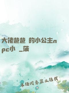 大佬爸爸們的小公主npc小說