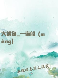 大偶像
