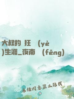 大叔的瘋狂職業(yè)生涯