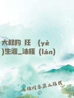 大叔的瘋狂職業(yè)生涯
