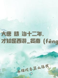 大唐勵精圖治十二年，才知是西游