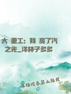 大國重工：我點亮了汽車之光
