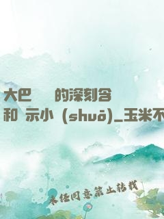 大巴車輪軒的深刻含義和啟示小說(shuō)