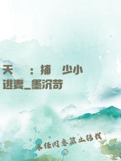 天價懸賞：捕獲顧少小逃妻